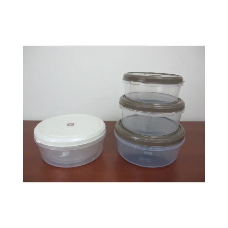 Round Deep Storage Container Set of 3
