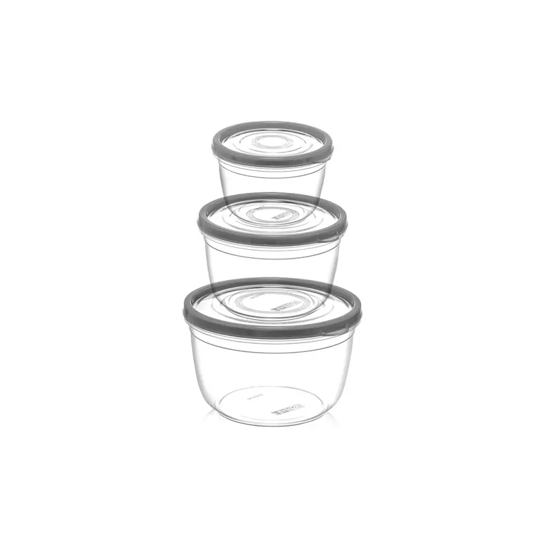 Round Food Storage Set of 3