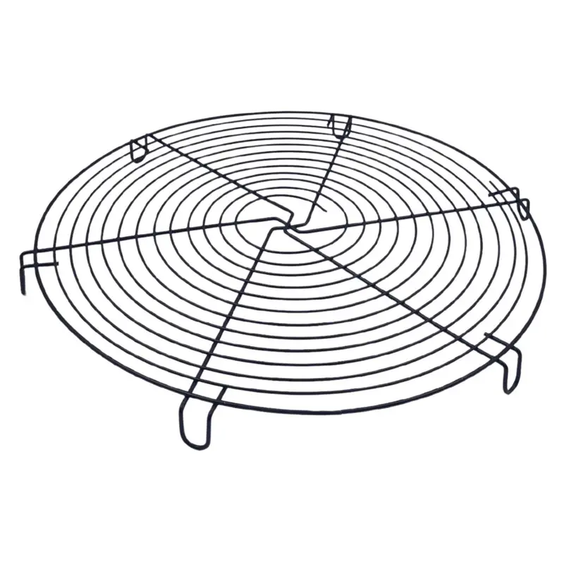 Round Black Plasted Grill 30 cm