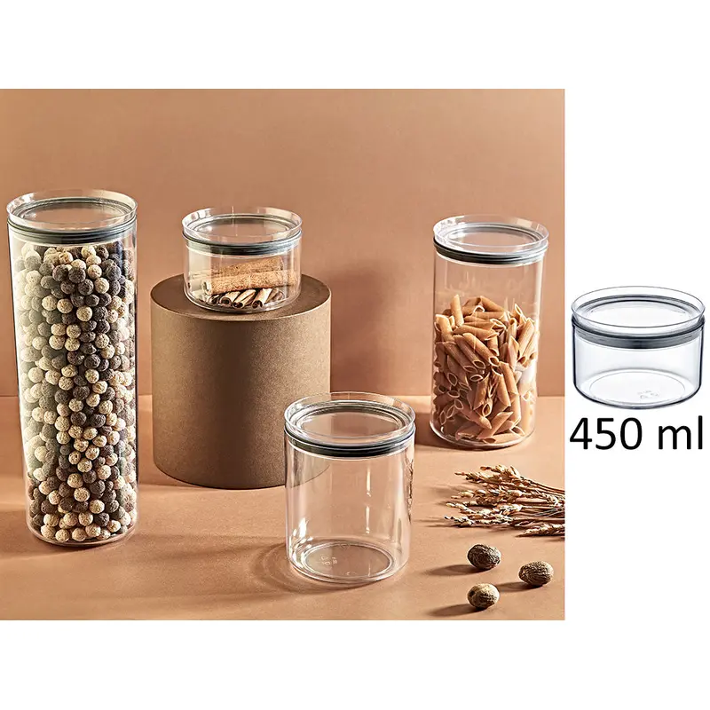 Airtight Round Food Jar 0.45 lt