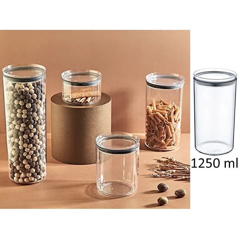 Airtight Round Food Jar 1.25 lt