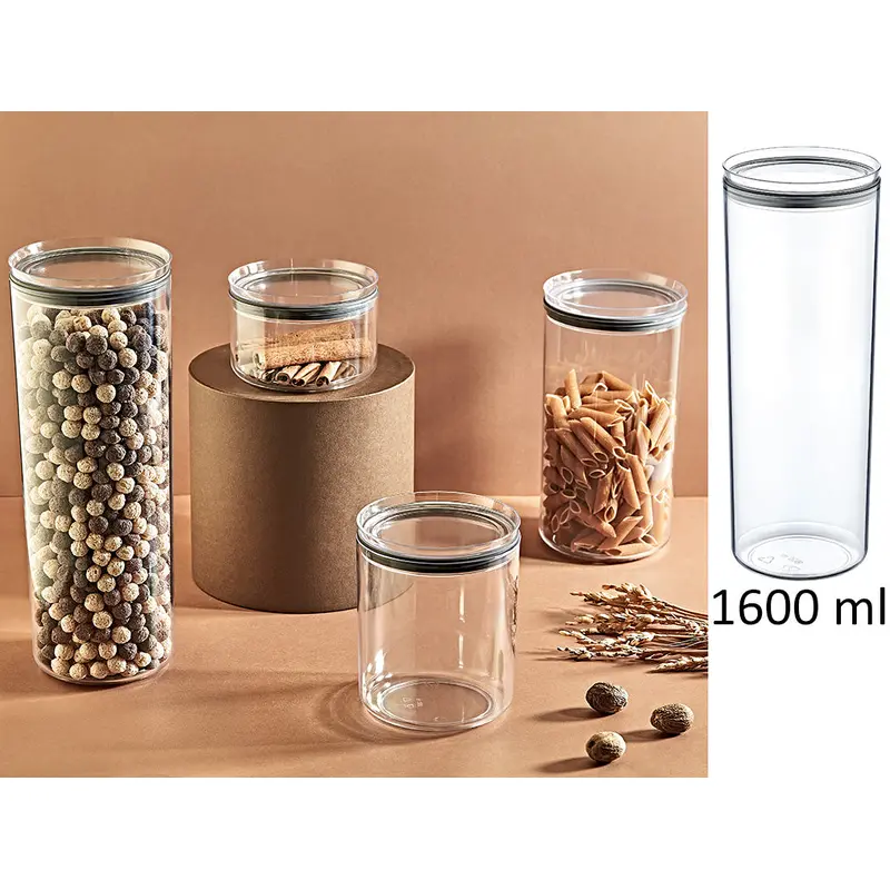 Airtight Round Food Jar 1.6 lt