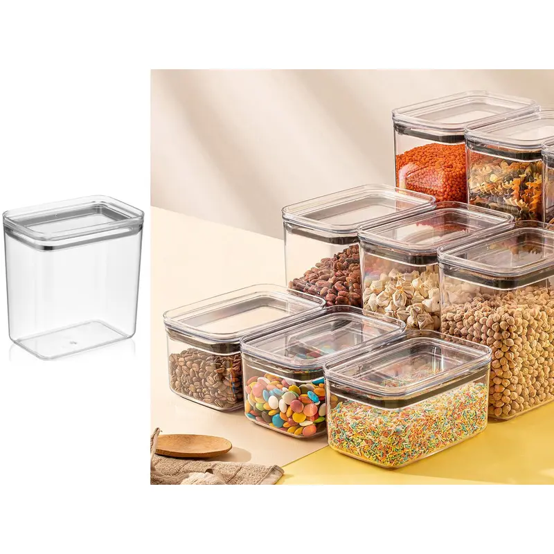 Airtight Rect Chef Food Jar 2.1 lt