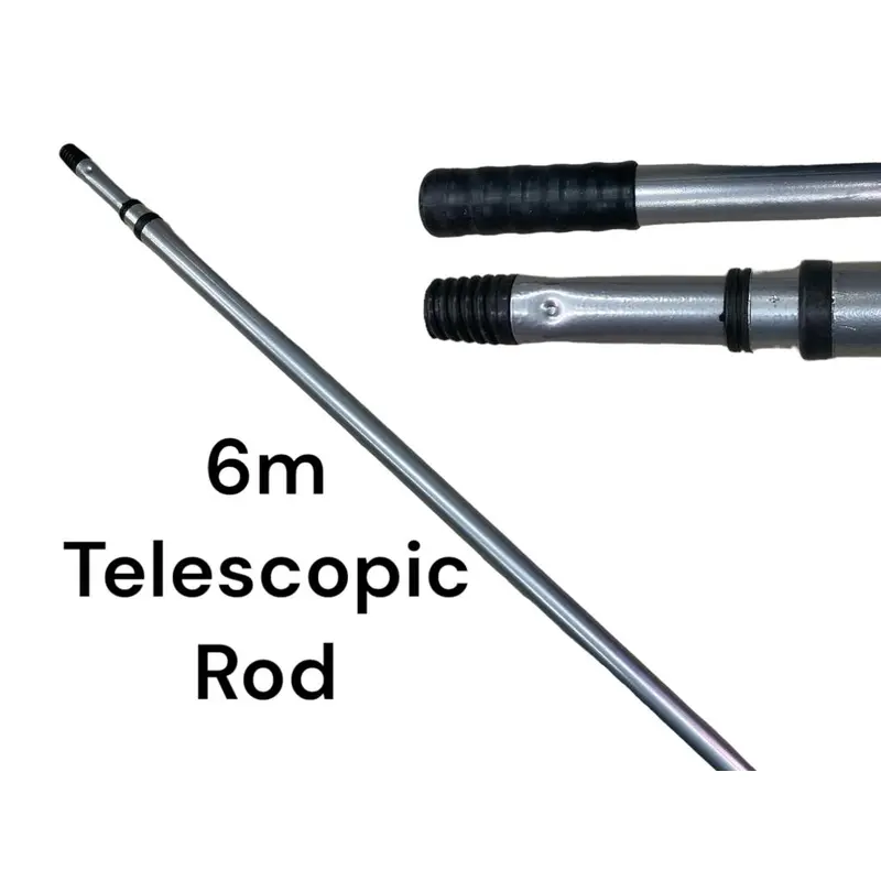 6 M Long Iron Pole For Solar and Glass Windows