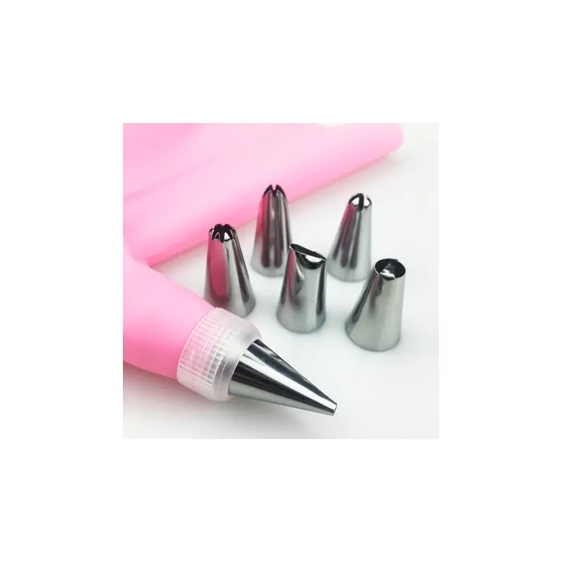 6 Stainless Icing Bag Decoration Tips