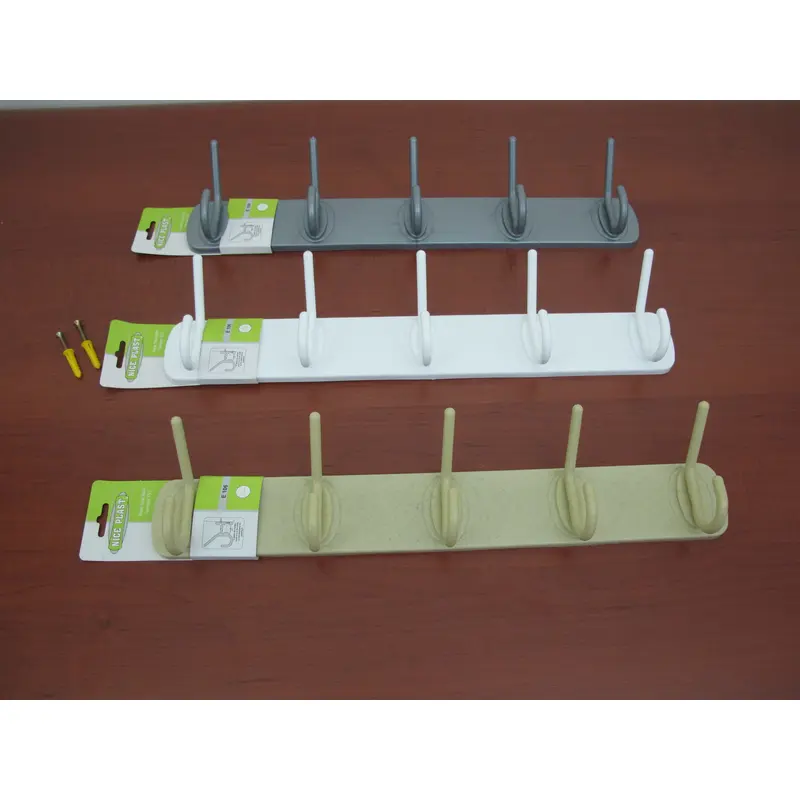 5 hooks plastic clothes hanger