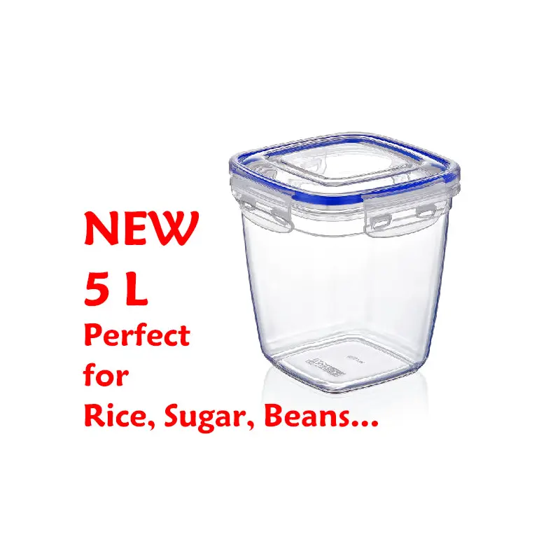 5000 ml Deep Seal Square Container