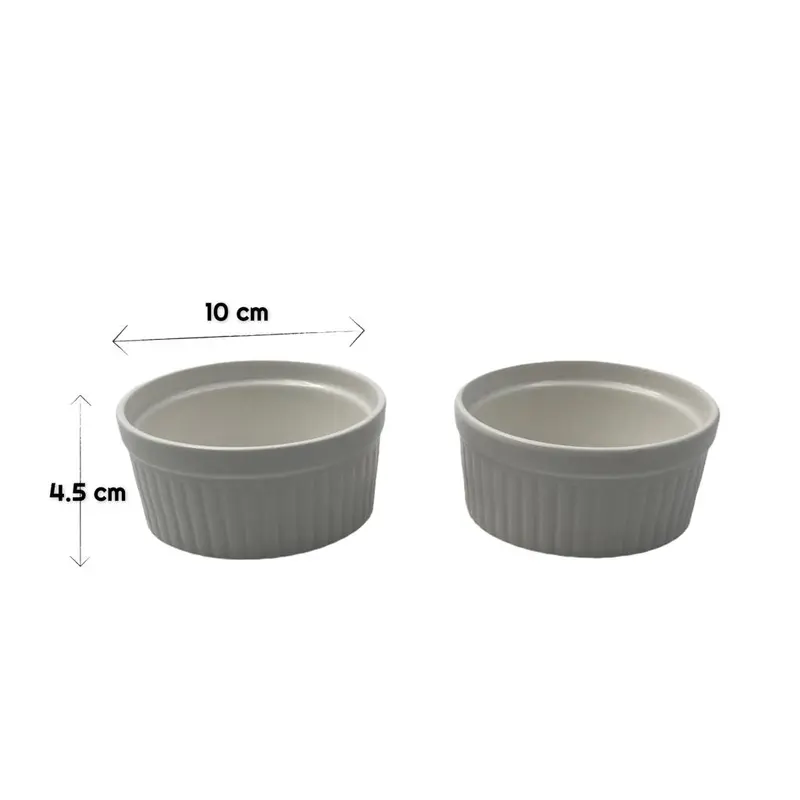 Porcelain Ramkin 10cm X2