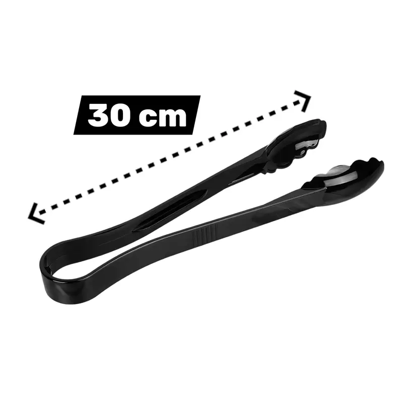 Polycarbonate Big Black Tong 22.5 cm