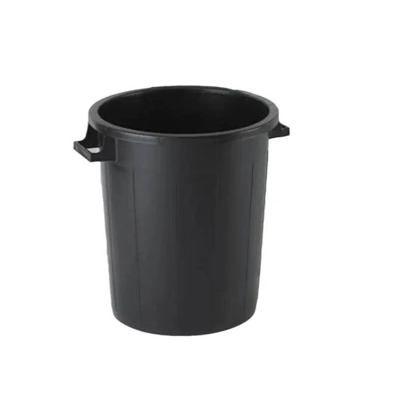 Plastic waste Barrel Black 75 L