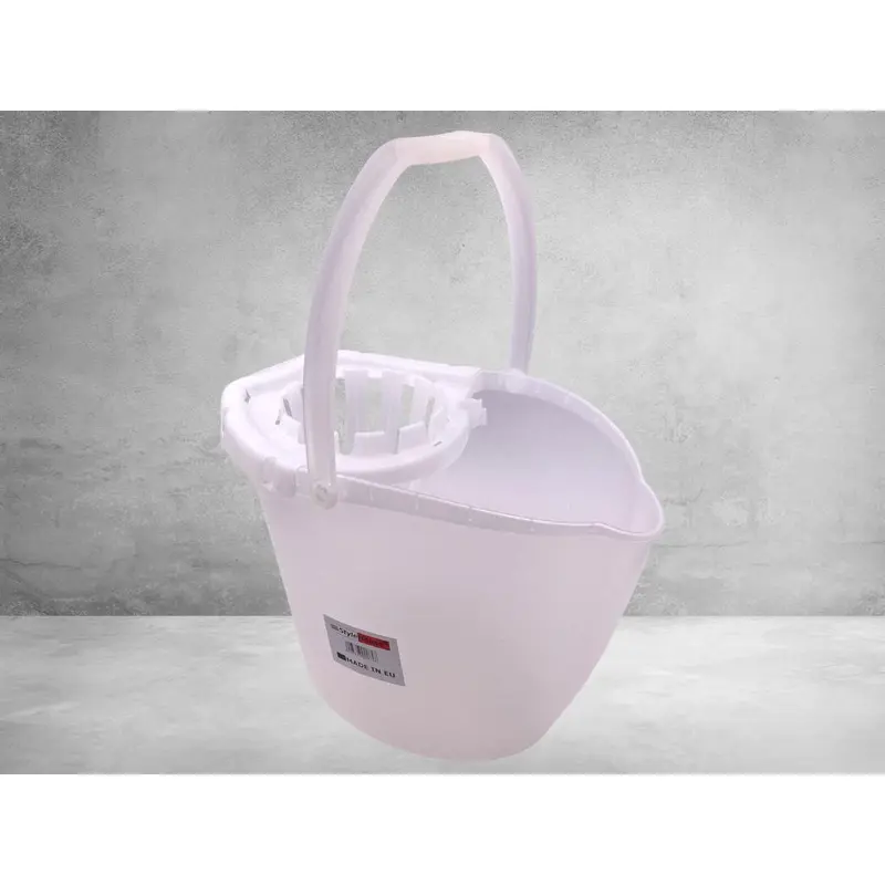 Plastic Mop Bucket with Flex Squeezer Wringer