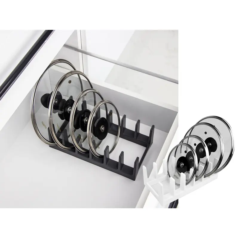 Plastic Pot Lid Organizer 6 Cells