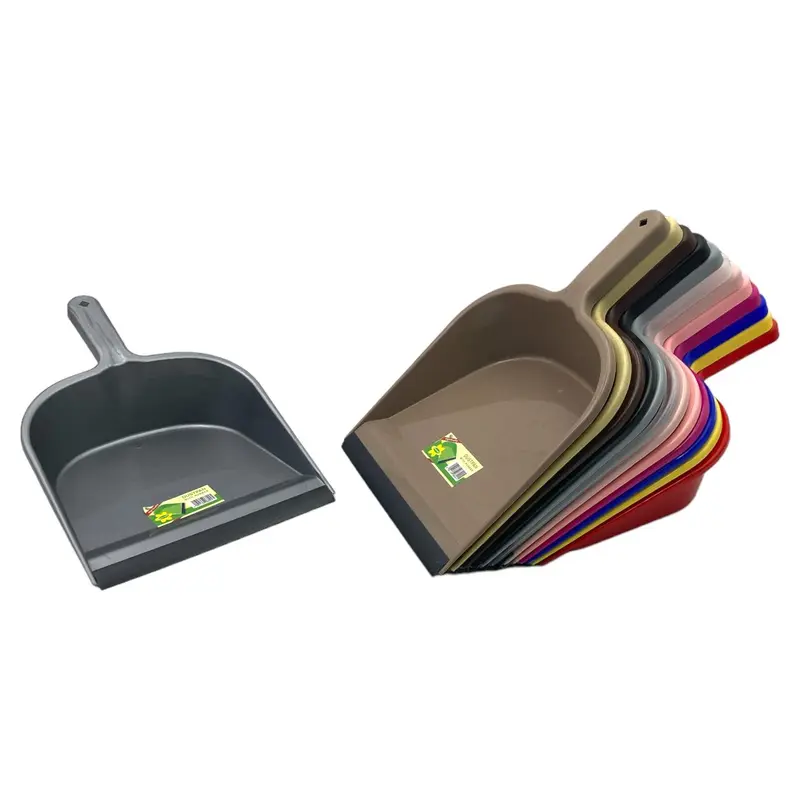 Plastic Dustpan with Rubber X2