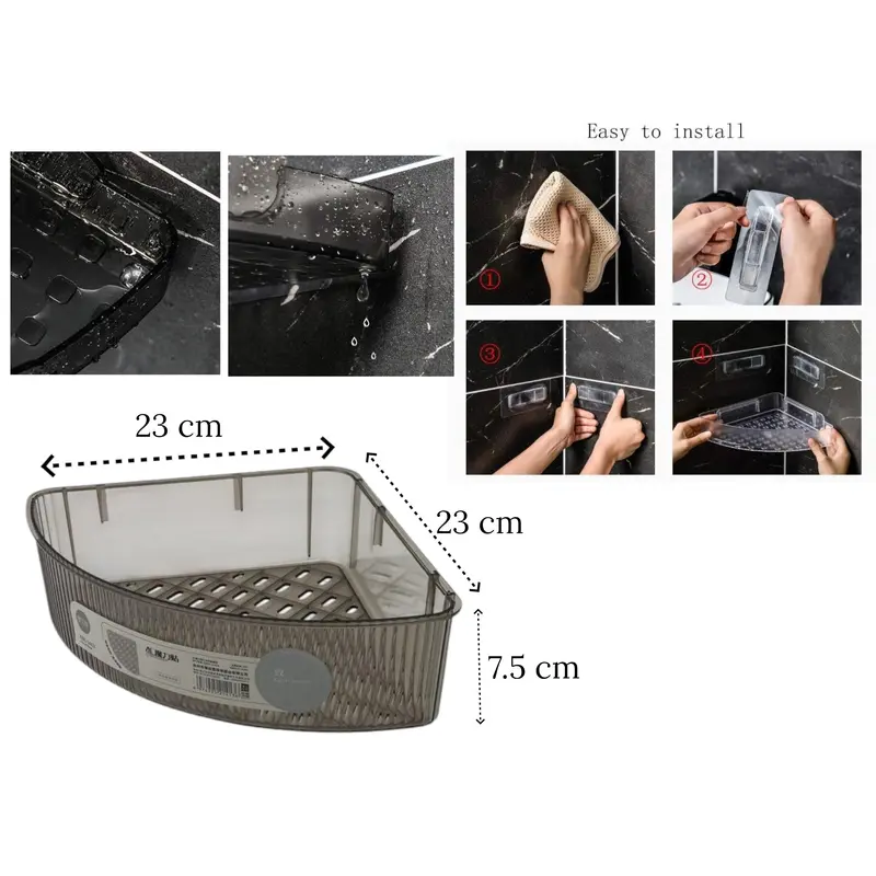 Perforated Unbreakable Transparent Storage Organizer 13