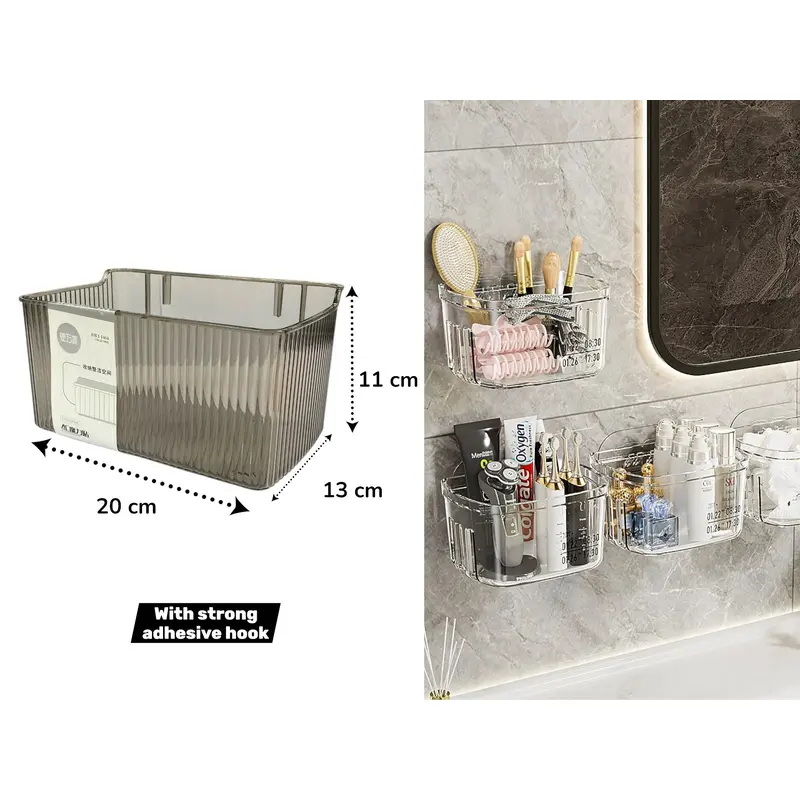 Perforated Unbreakable Transparent Storage Organizer 4