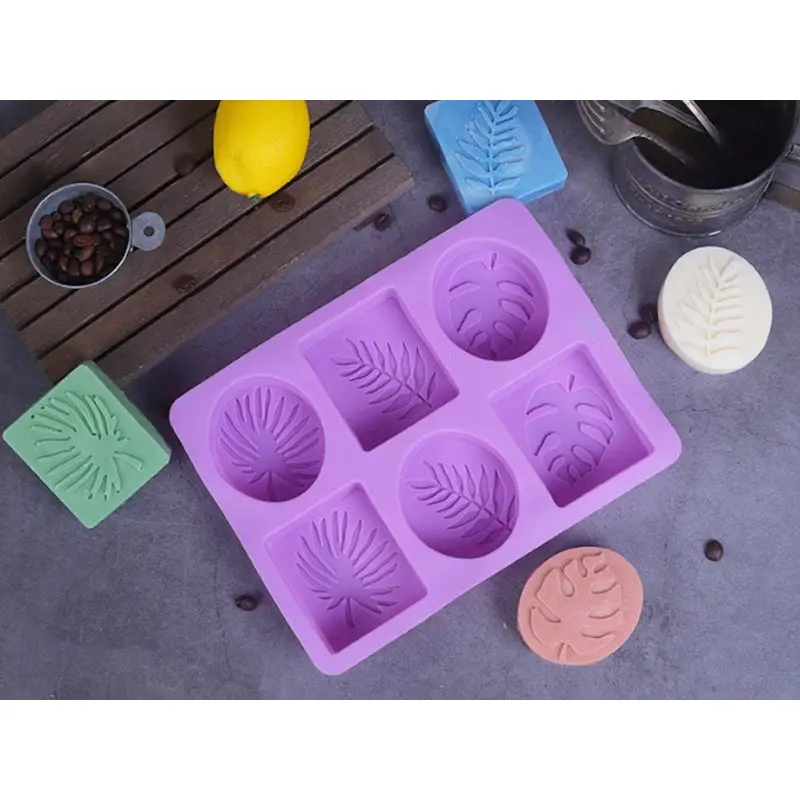 Palm and Olive Tree Silicone Mold for Soap