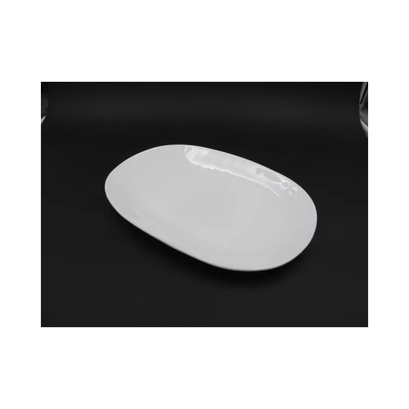 OPAL PLAIN WHITE Oval SERVING PLATE