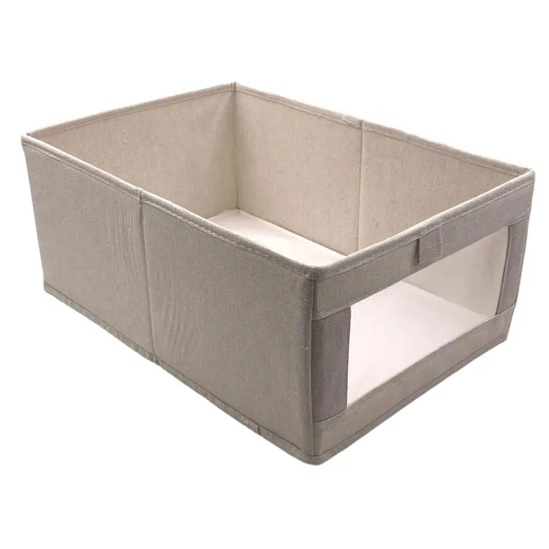Non Woven Box with Transparent Side