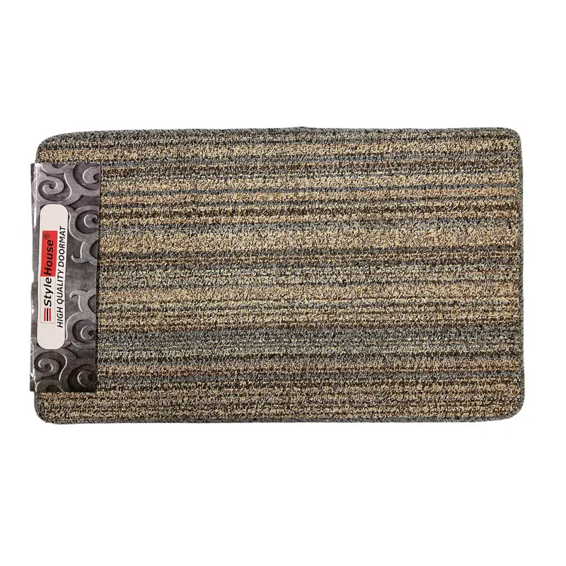Multi purpose ,multi colors cotton rug PVC back 75x45 cm