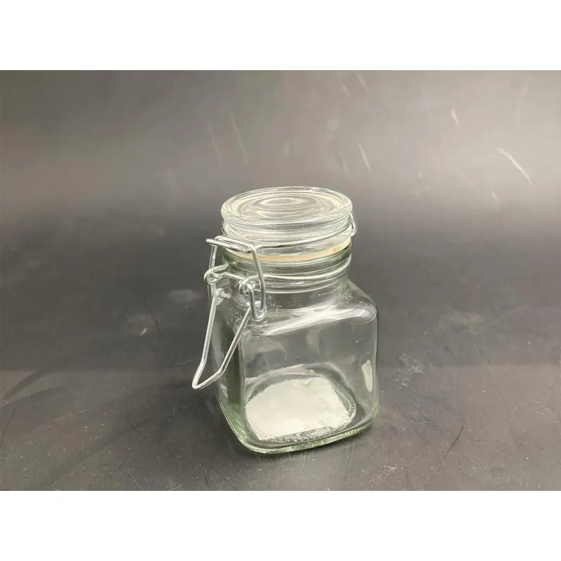 Mini Airtight Glass Jar Squared X2