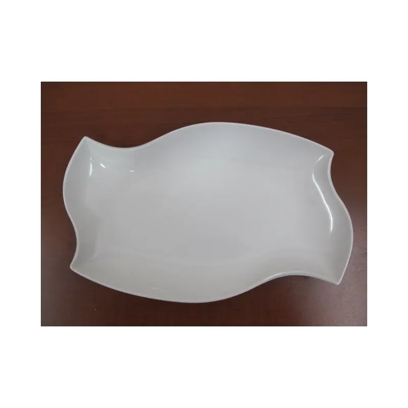 Melamine Waved Rectangular Plate