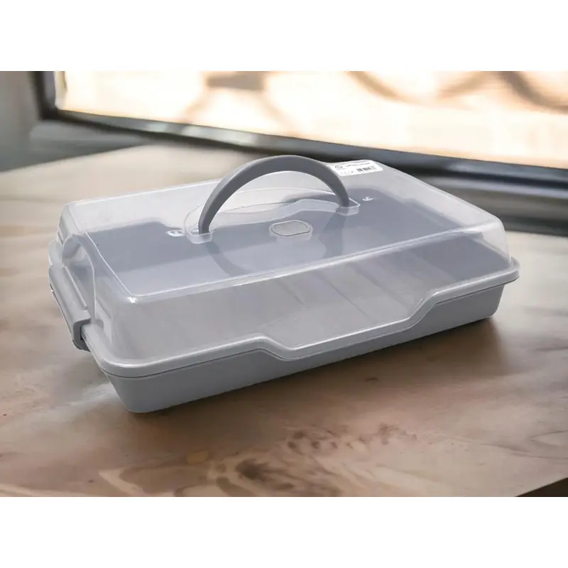 Maxi Rectangular Cookie and Pastry Carrier 45 cm