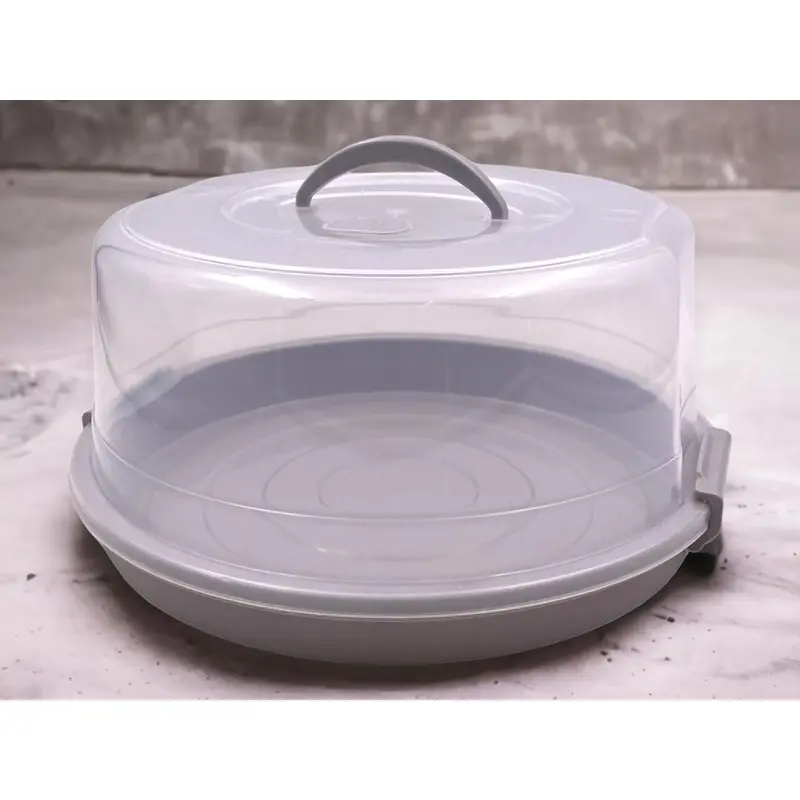 Maxi Round Cake Container with High Cover & Handle