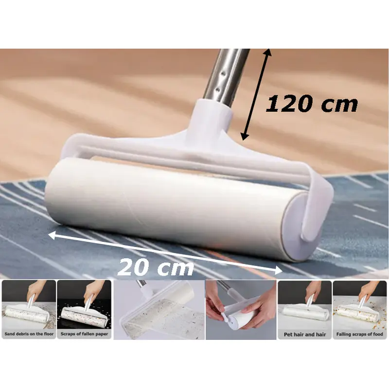 Long Handle Lint Roller Brush