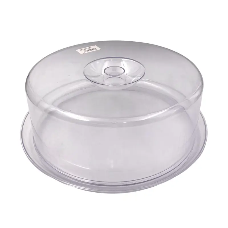 Large Polycarbonate Cake Holder with Cover 32 cm x 13