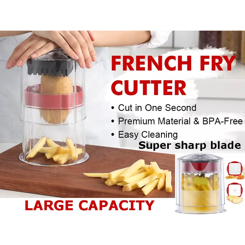Large Capacity Potato Cutter French Fries or Wedges