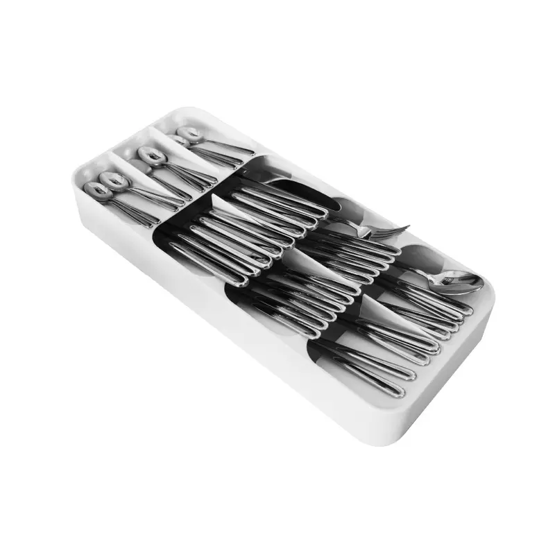 Large Compact Cutlery Organizer 9 cells