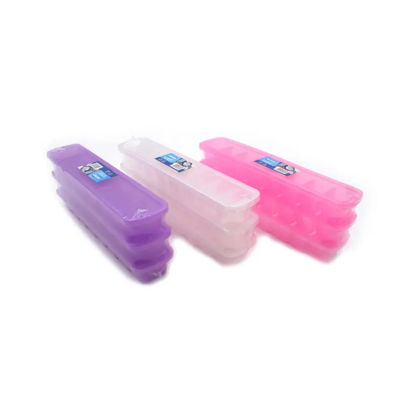 Ice tray cube with cover set of 3