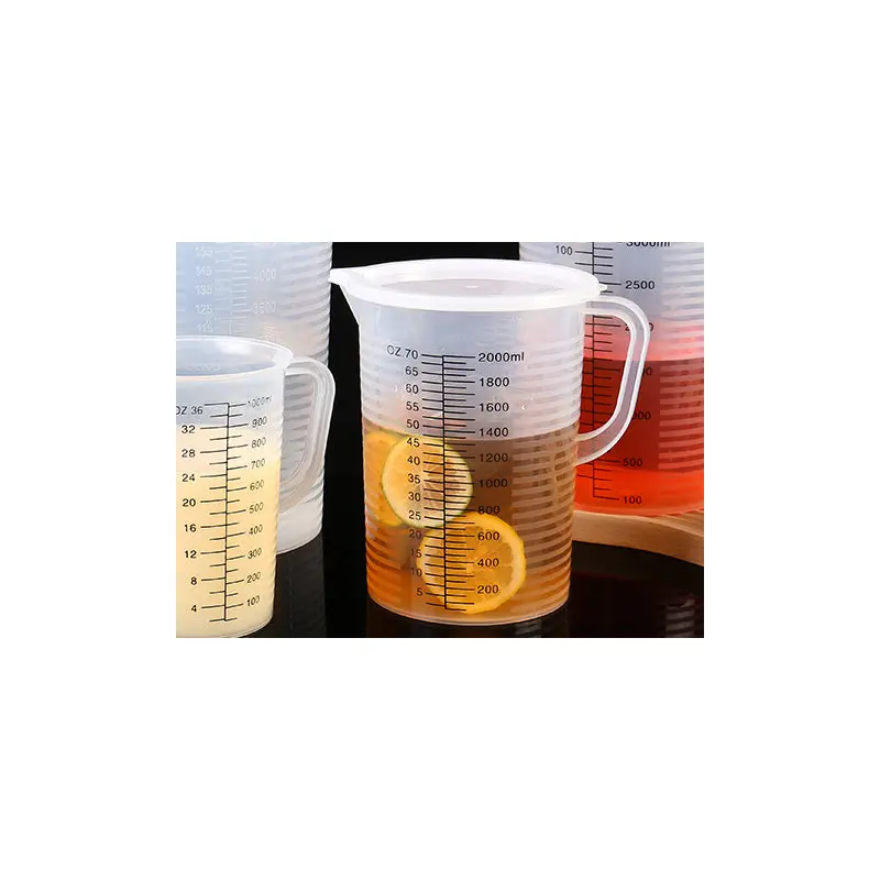 High Quality Plastic Measuring Cup w Cover 2000 ml