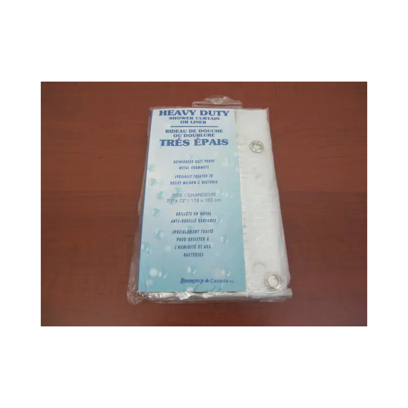 Heavy Gauge Transparent Liner Shower Curtain