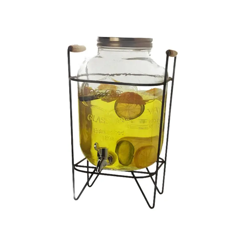 Glass Beverage Dispenser 5L