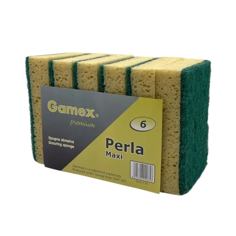 Gamex Premium Scouring Sponge Perla Maxi X6