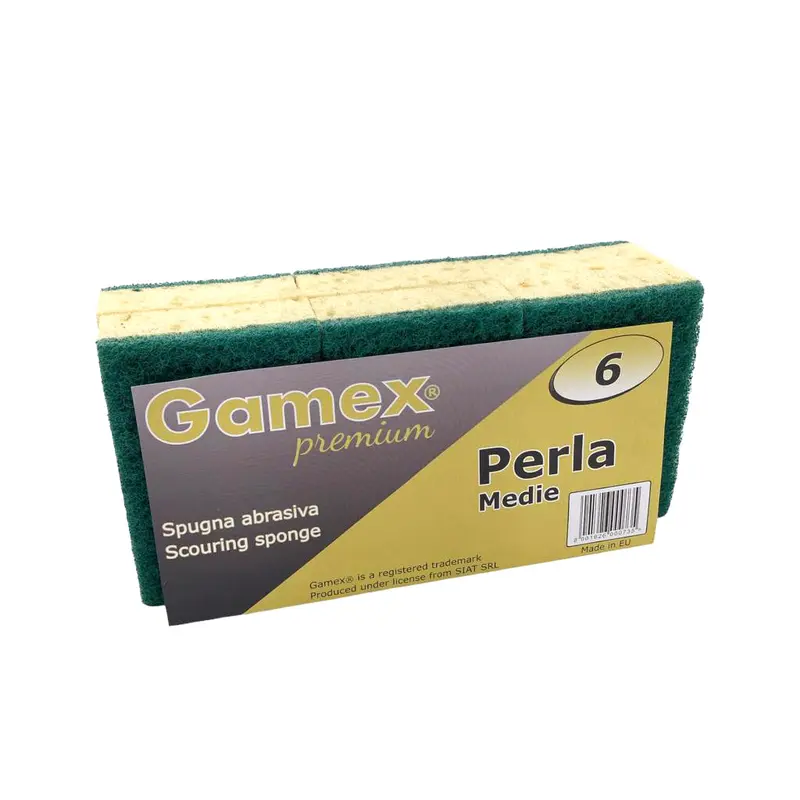 Gamex Premium Scouring Sponge Perla Medie X6