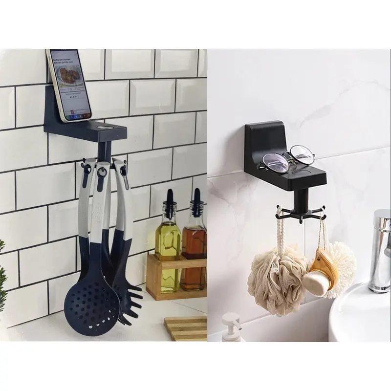 360 Degree Rotating 6 Hooks