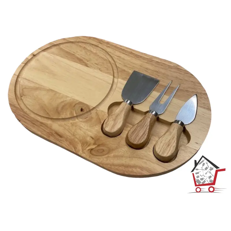 3 pcs Cheese Serving Utensils with Board