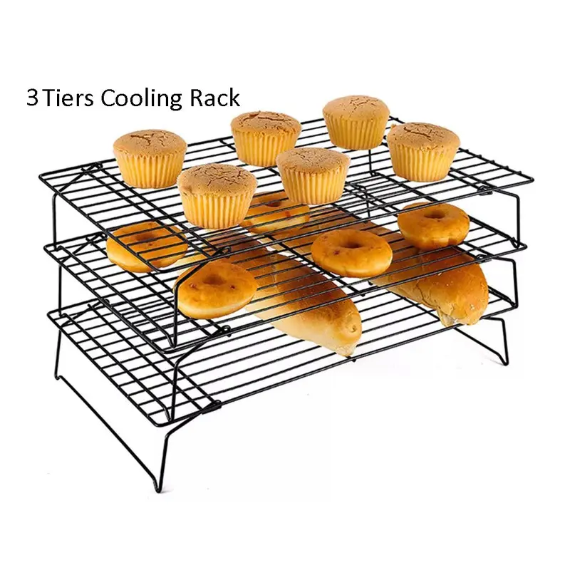 3 Tiers Cooling Rack 41x26x5.5 cm