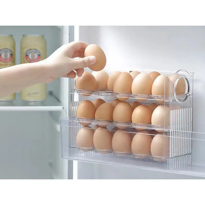 3 Tiers Egg holder for fridge 30 eggs