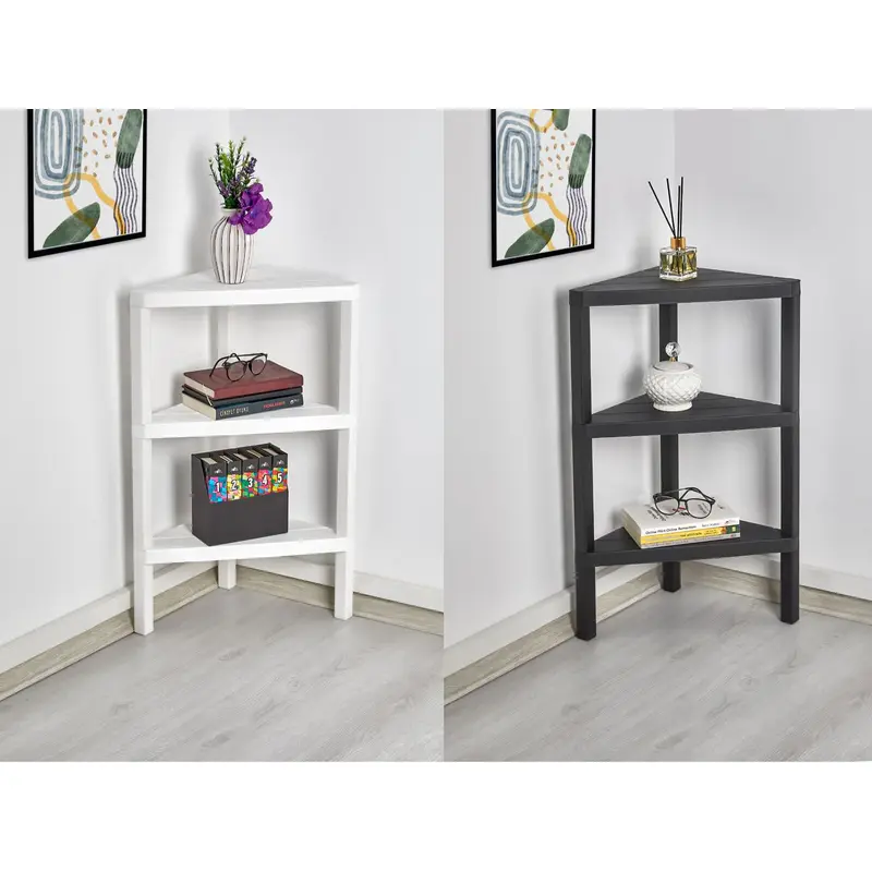 3 Tiers Strong Corner Shelf