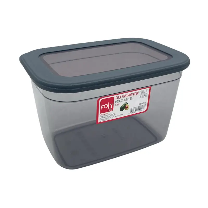 2.3 L Poli Food Storage Box with Silicon Rim Cover