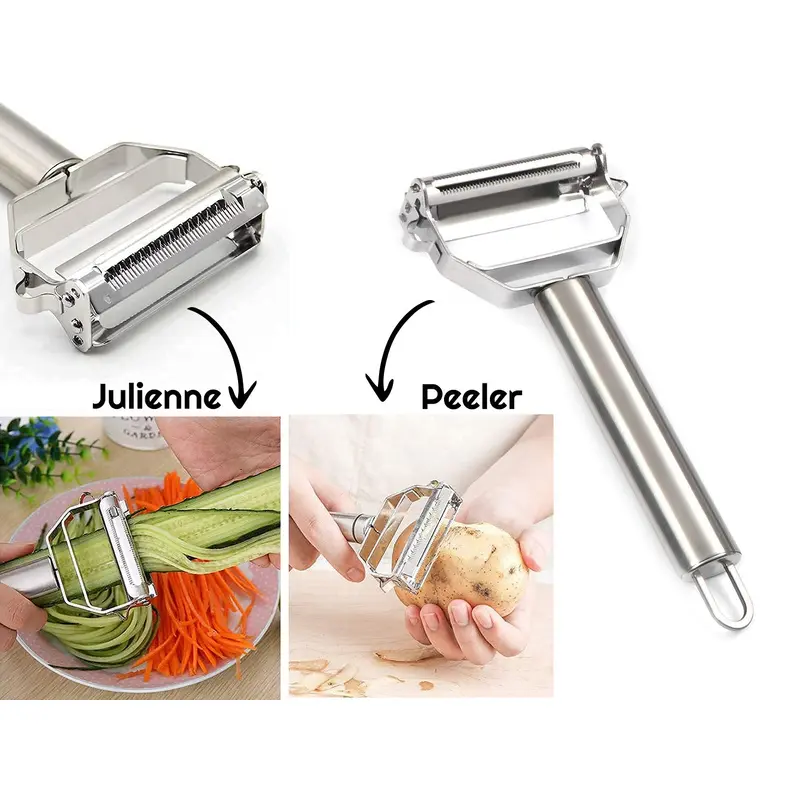 2 in 1 High Quality SS Peeler