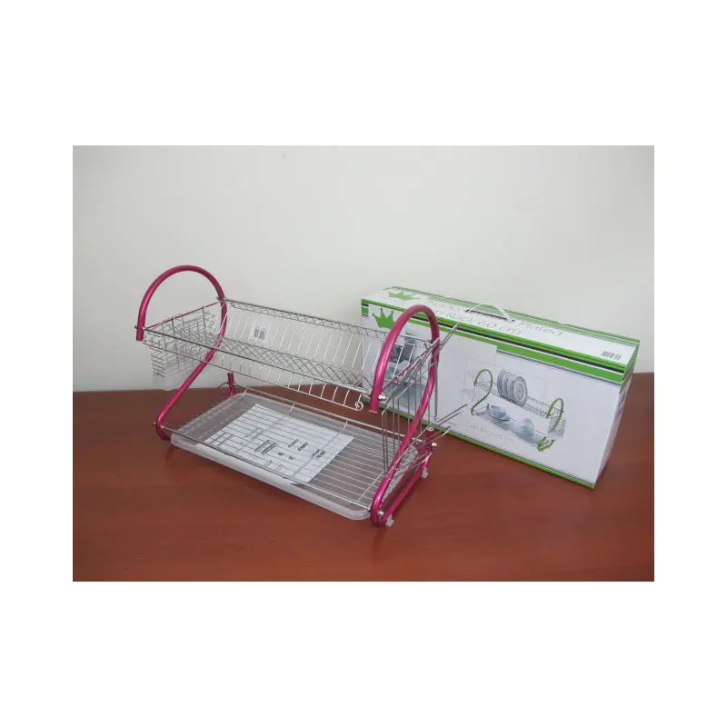 2 levels plated dish rack