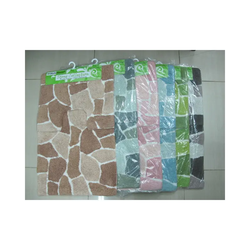 2 Pieces Bath Set Stone Shape