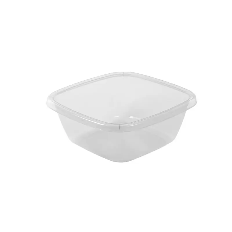 13 lt Transparent Square Basin