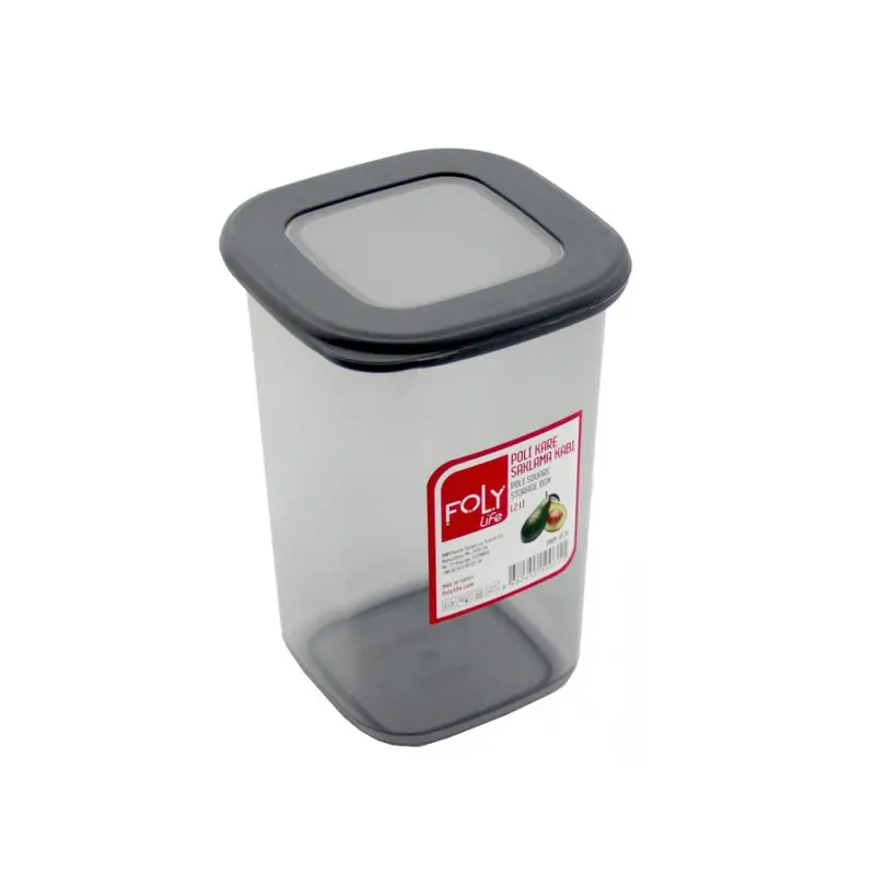 1.2 L Poli Square Storage Box