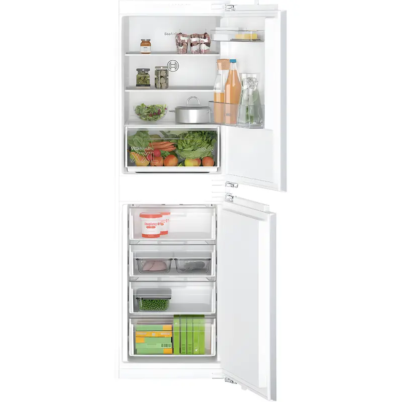 Bosch KIN85NFE0G - Integrated Frost Free Fridge Freezer - E energy