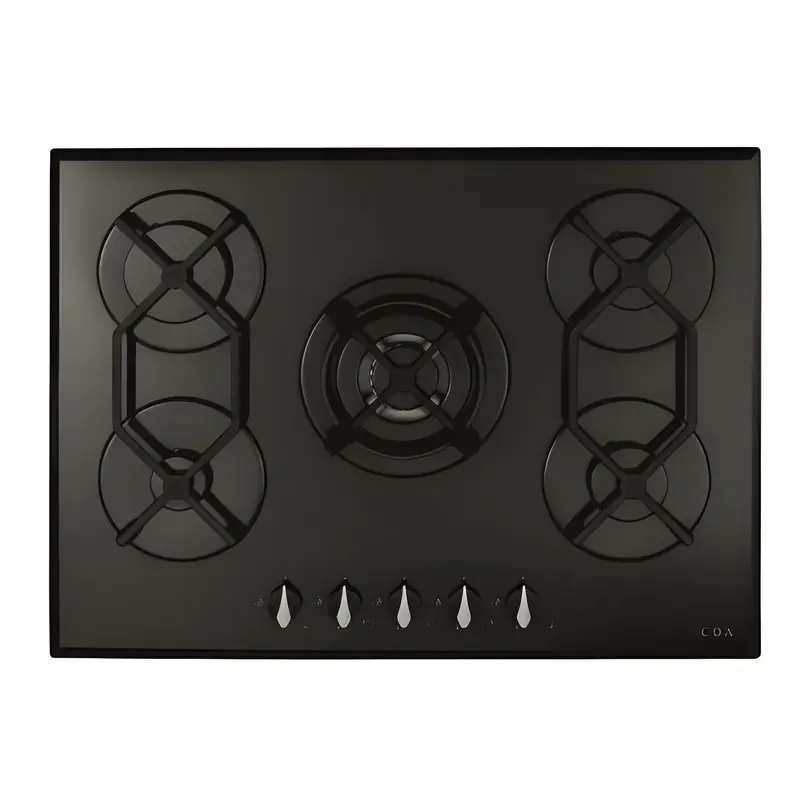 CDA HVG721BL - Black 5 Zone Gas Hob